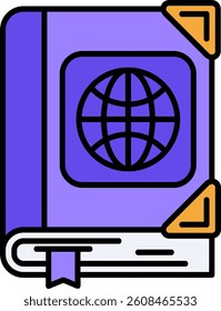 Atlas Line vector Icon Design