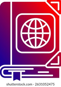 Atlas Line vector Icon Design