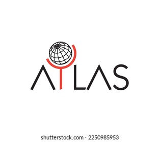 Atlas logo design world design