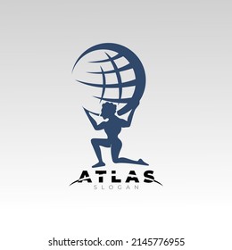 Atlas Logos, Abstract People Logo Mythology