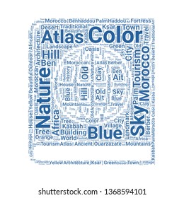 atlas word cloud. tag cloud about atlas