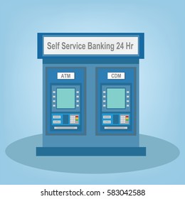 ATM - Automated teller machine.