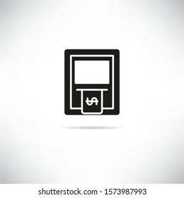 ATM, automated teller machine icon