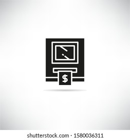 ATM, automated teller machine icon