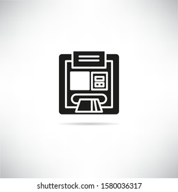 ATM, automated teller machine icon