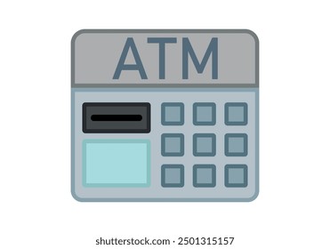 ATM bank teller to withdraw money