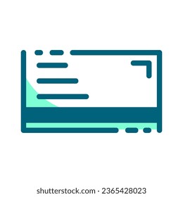 atm card business e commere dual tones icon
