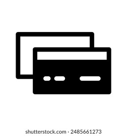 Atm Card Icon Vector Symbol Design Illustration