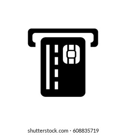 Atm Card Insert Icon