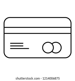 atm card Line Icon