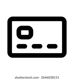 atm card line icon editable vektor