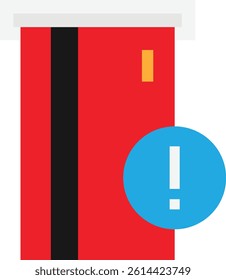 Atm Card Payment Icon Vector Flat Illustration