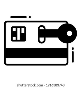 Atm Card Protection and security vector icons set cyber computer network business data technology