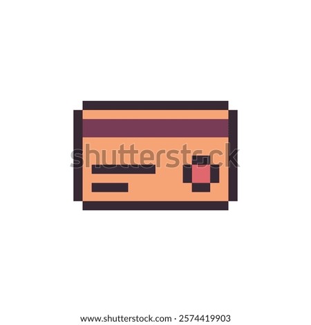 atm card retro pixel art
