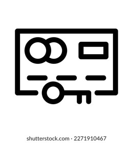 Symbol für die Sicherheit einer Karte oder Logo, einzelne Zeichen, Vektorgrafik - hochwertige Vektorsymbole im schwarzen Stil