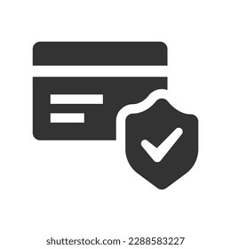 ATM card security icon, Vector Graphics