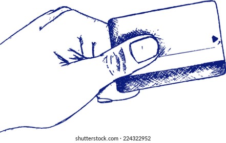 atm, card, sketch