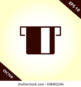 ATM card slot icon