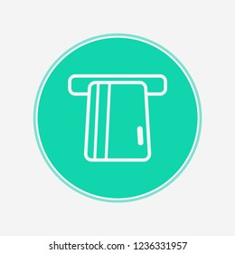 Atm card slot vector icon sign symbol