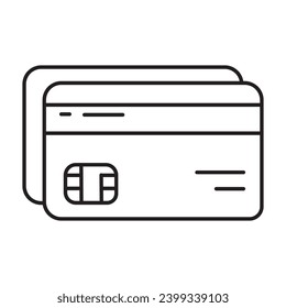 ATM card vector design in modern style, card for online payments and cash withdrawals. vector. eps 10.