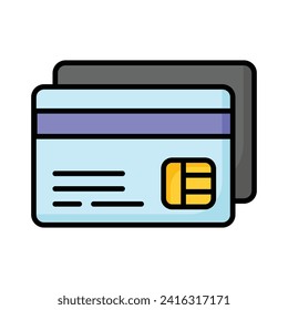 Atm card vector design in modern style, card for online payments and cash withdrawal