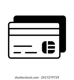 ATM-Card-Vektordesign im modernen Stil, Karte für Online-Zahlungen und Bargeld-Rücknahme