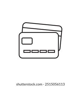 Atm card vector design in modern style, card for online payments and cash withdrawal