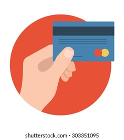 Atm Card Vector Icon 