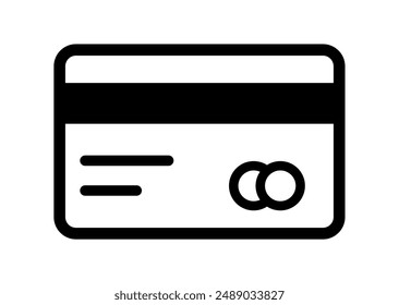 ILUSTRACIÓN VECTORIAL de tarjeta ATM, Icono de tarjeta en estilo moderno, tarjeta para pagos en línea y retiro de efectivo, Conjunto de iconos de tarjeta de crédito, Icono de pago aislado, Clipart de tarjeta de débito aislado, Icono de tarjeta de identificación, tarjeta inteligente