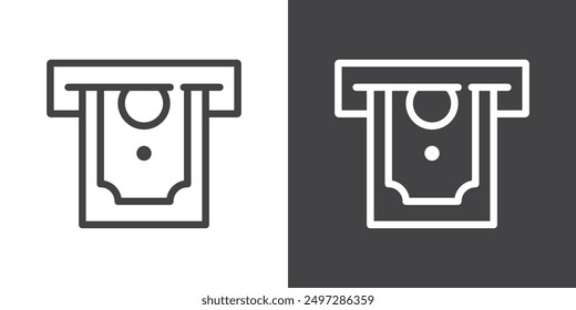 ATM cash icon vector logo set collection for web app ui