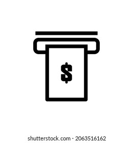 ATM Cash Out icon vector illustration symbol design