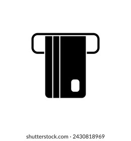 atm concept line icon. Simple element illustration. atm concept outline symbol design.