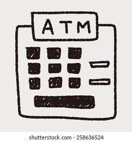 ATM doodle drawing