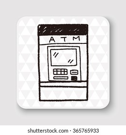 ATM doodle drawing