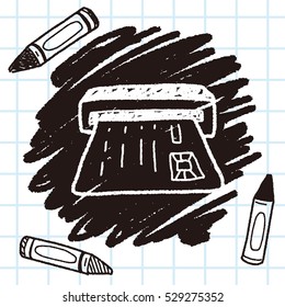ATM doodle drawing