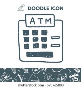ATM doodle drawing