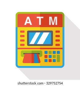 ATM flat icon