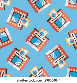 ATM flat icon,eps10 seamless pattern background