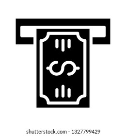 ATM glyph icon 