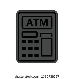  ATM icon. Bank  Withdrawal. Vector illustration 10 Eps 