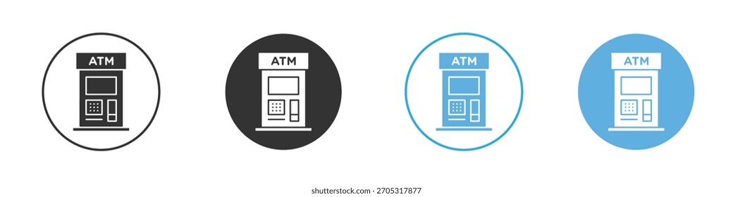 Atm icon. Graphic icon design template