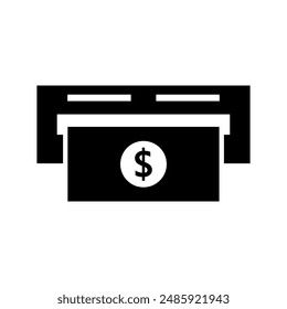 ATM icon illustrated in vector