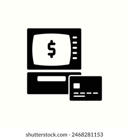 ATM-Symbol, isoliertes Symbol