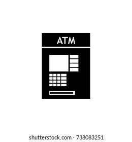 ATM icon on white background