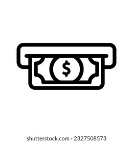 ATM icon. sign for mobile concept and web design. vector illustration