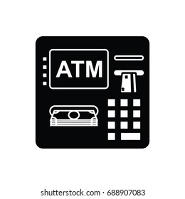ATM icon sign vector