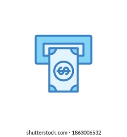atm icon, atm symbol vector