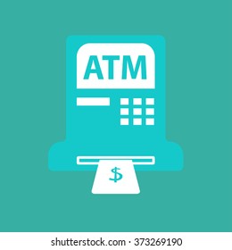 ATM icon symbol. vector