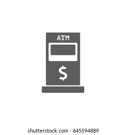 ATM icon in trendy flat style isolated on white background. Symbol for your web site design, logo, app, UI. Vector illustration, EPS