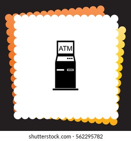 ATM  icon. Vector design.